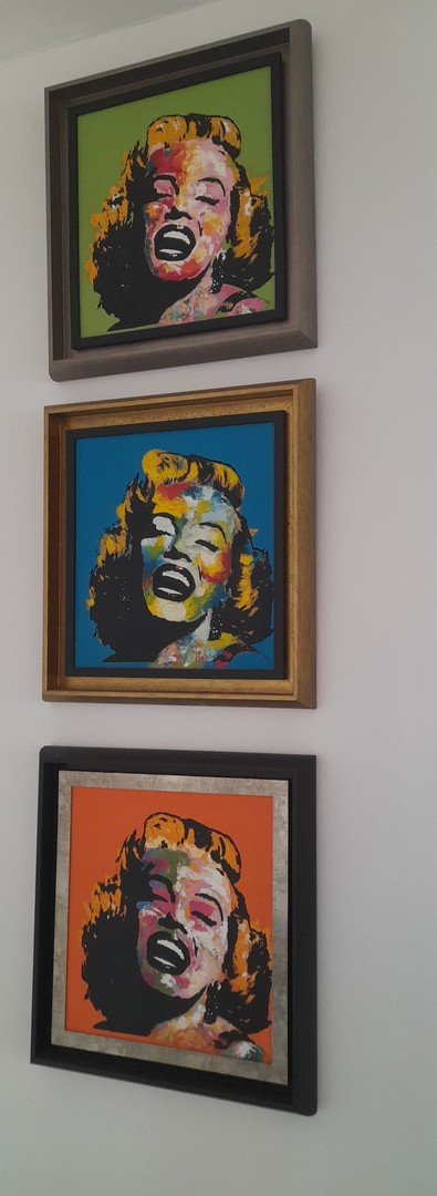 arte y antigüedades - Pinturas Marilyn Monroe 3