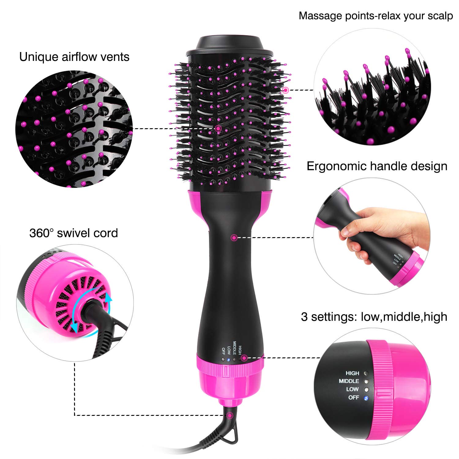 salud y belleza - SECADOR DE PELO HC-5250 4