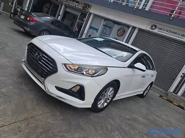 carros - HYUNDAI SONATA NEW RISE 2018 BLANCO GASOLINA 11