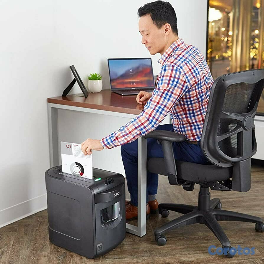 impresoras y scanners - TRITURA DE PAPEL SWINGLINE GBC EX10-06, 10 HOJAS  A LA VEZ,CORTE SUPER CRUZADO,  2