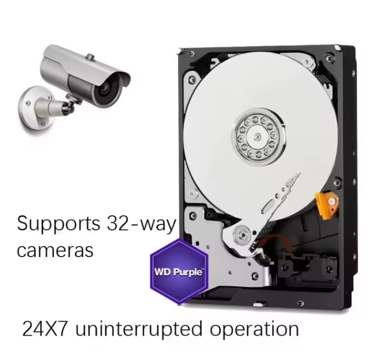 computadoras y laptops - WD Purpura Disco duros 10TB 12TB  2