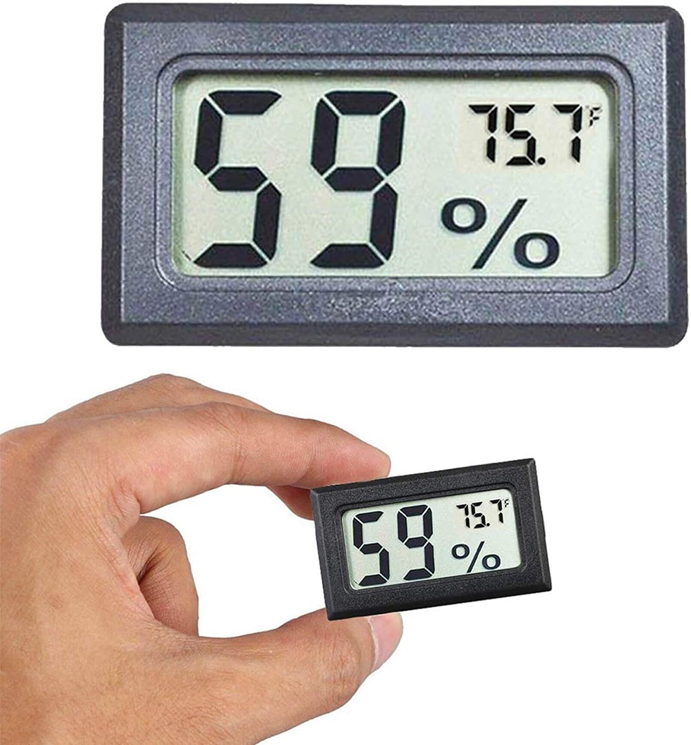 equipos profesionales - Termometro LCD digital Higrometro Sonda Temperatura Humedad 6
