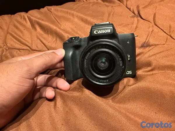 camaras y audio - Cámara digital canon EOS M50 24.1MP con lente 15-45mm y accesorios 4