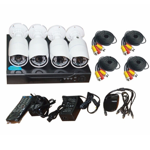 camaras y audio - KIT 4 CAMARAS + CABLE + DVR + MOUSE  2
