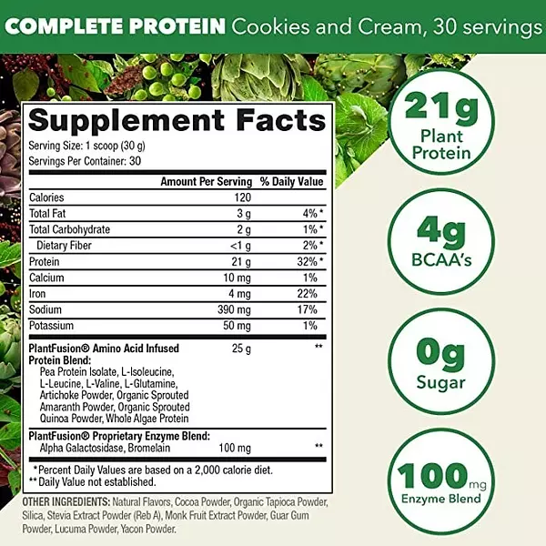 Salud y Equipamiento Médico - Proteina Vegana Galletas 900g - G A $409 - G A $431 2