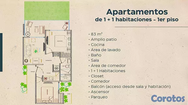 apartamentos - Apartamento en venta en vista cana de una habitaci 7
