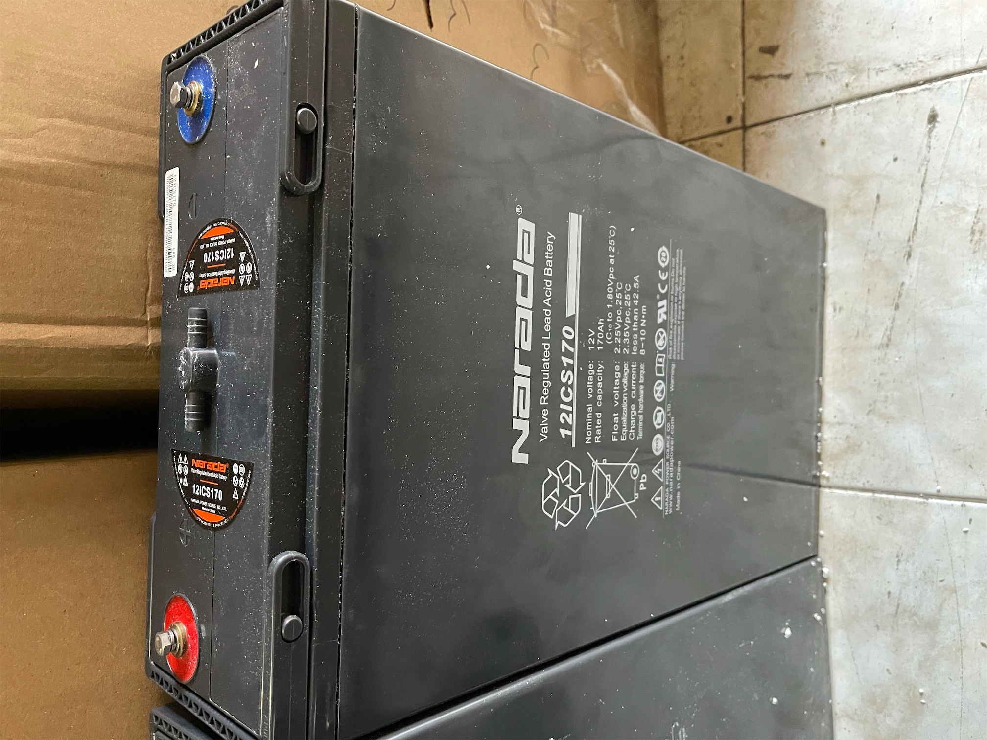 Batería Narada para UPS ó sistema Solar. 12V 170 Ah 1
