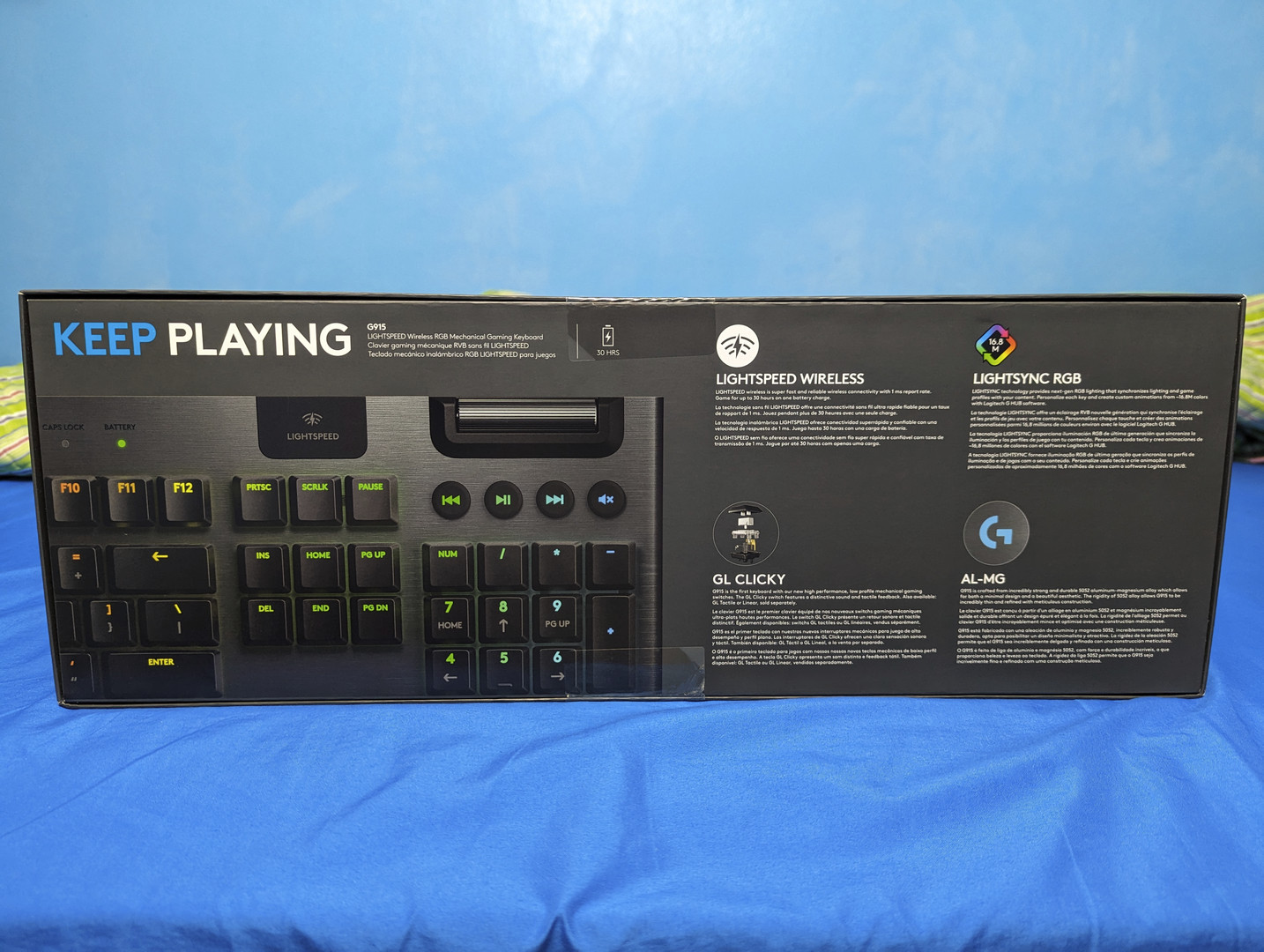 computadoras y laptops - Teclado Mecanico Logitech G915 Nuevo!!!!!!!!!!!!! 2