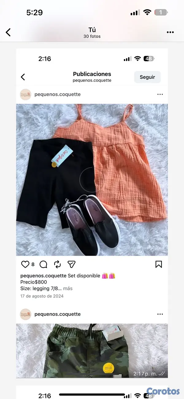 ropa y zapatos - caja de ropa de niña  8