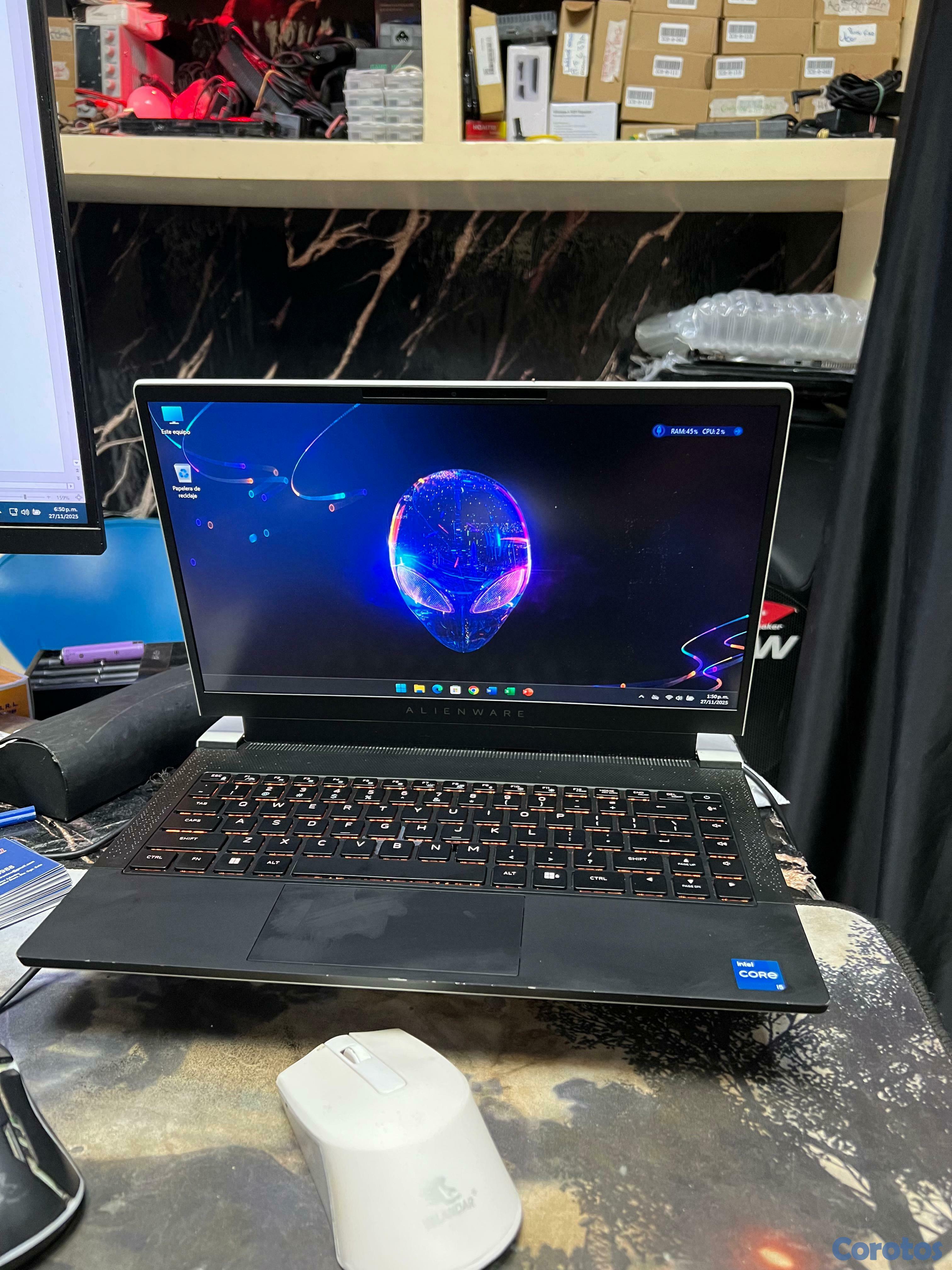 computadoras y laptops - Alienware X14 R1/ i5-12500H /NVIDIA RTX3050 4GB/Sa 1