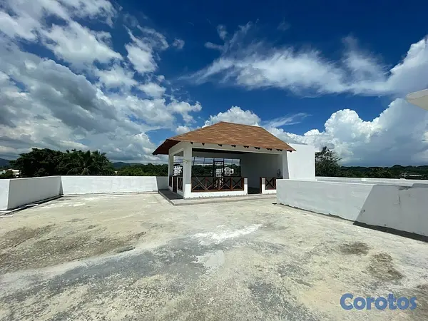 apartamentos - Amplio apartamento c/ gazebo en residencial cerrad 19