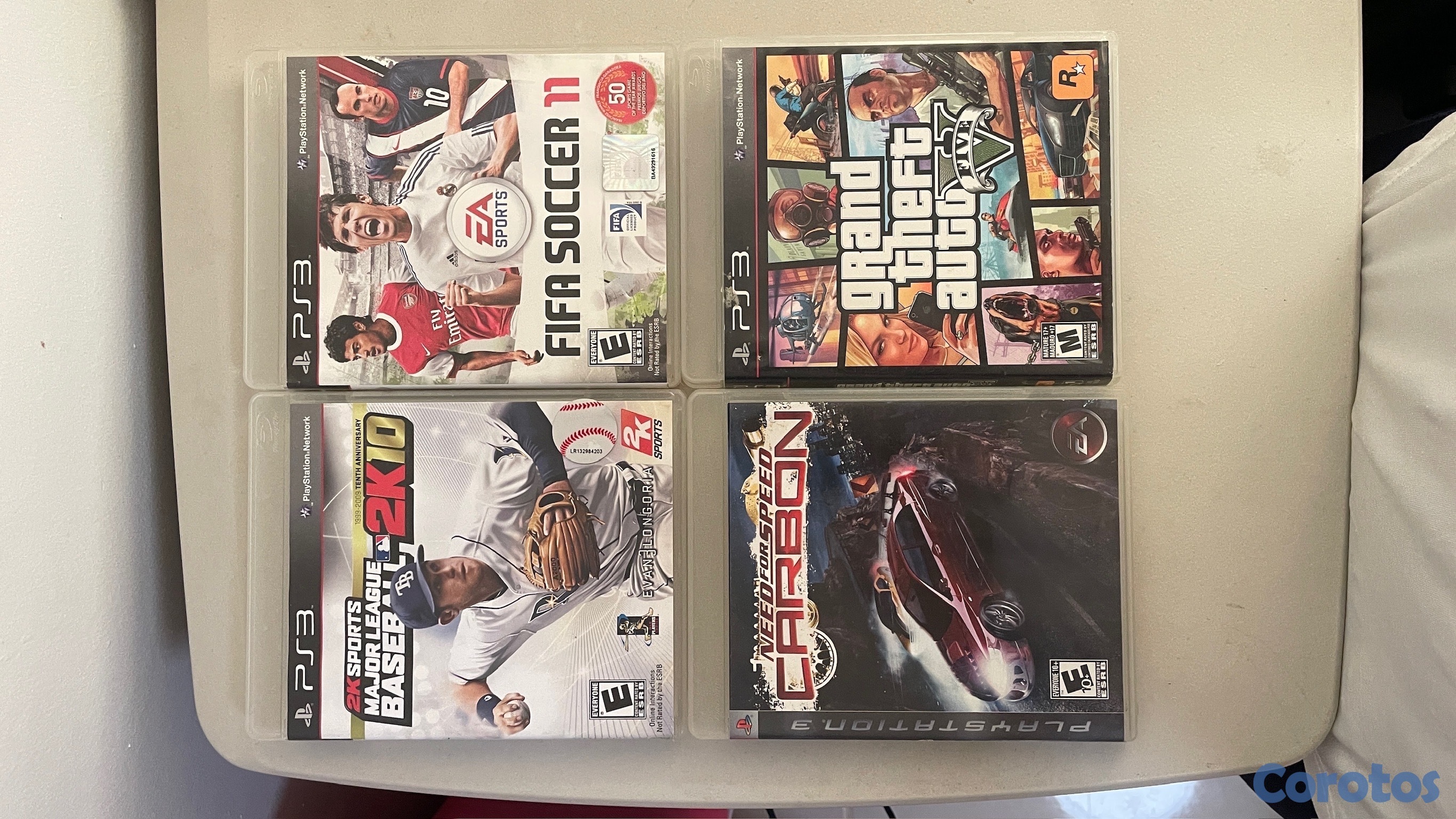 consolas y videojuegos - PS3 + 15 juegos con 2 controles 7