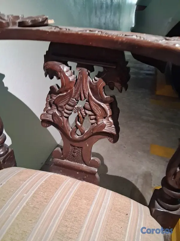 muebles y colchones - Reliquia Caoba Centenaria Silla Esquinero 5