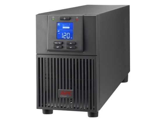 computadoras y laptops - UPS APC SRV2KA ONLINE SINE WAVE LCD 2000VA / 1600W, INPUT 120V / OUTPUT 120V, 4 