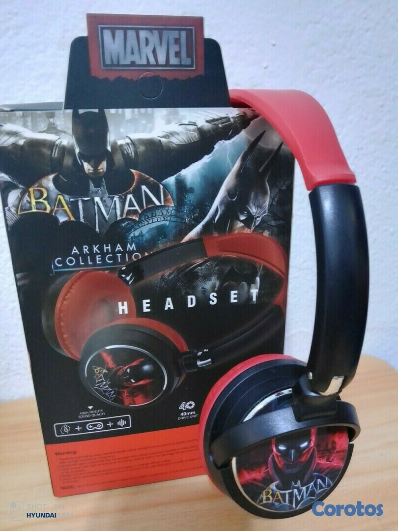 accesorios para electronica - AUDIFONO INALÁMBRICO PARA NIÑO  BATMAN AH-801B 4