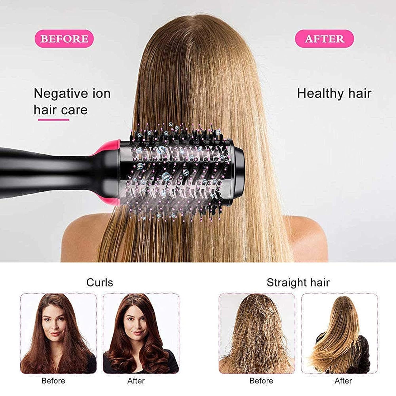 salud y belleza - CEPILLO BLOWER SECADOR DE PELO 3 EN 1, ONE STEP 2