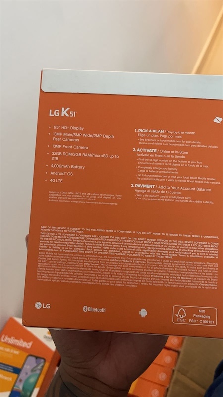 celulares y tabletas - LG k51 Sellado