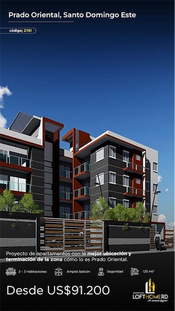 apartamentos - Venta de apartamento en la autopista de san Isidro prado oriental 4