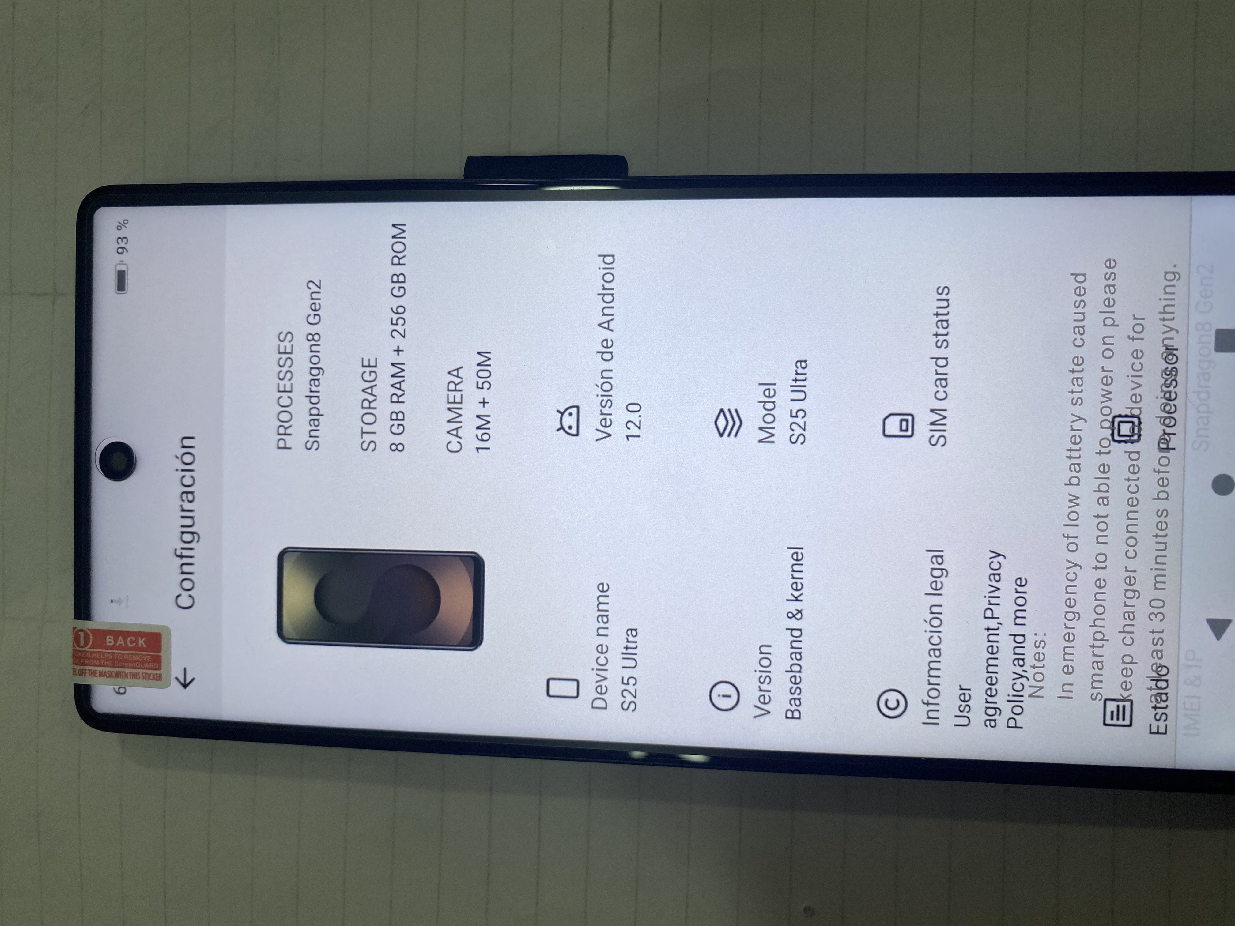 celulares y tabletas - vendo un S25 ultra  leer la description  3