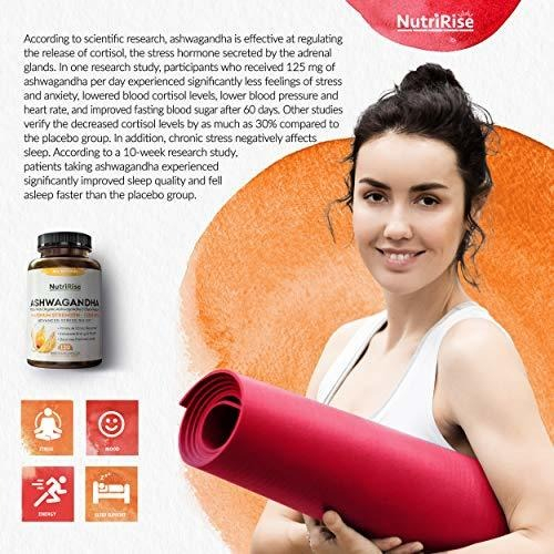 Salud y Equipamiento Médico - Ashwagandha 1300 Mg Hecho Con Polvo De Raiz De Ashwagandha 5