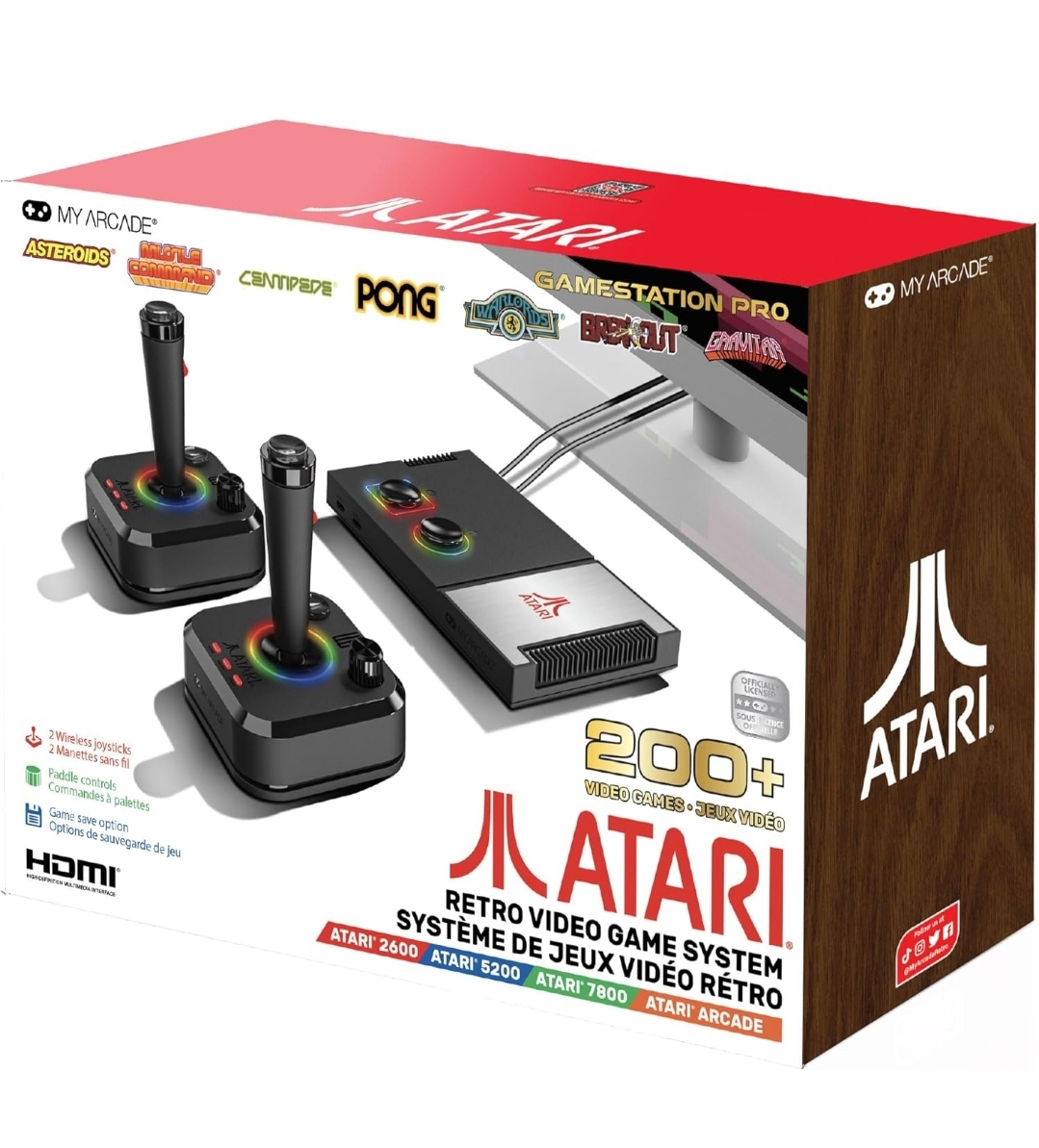consolas y videojuegos - Atari 2600  Con mas de 200 juegos integrados 1