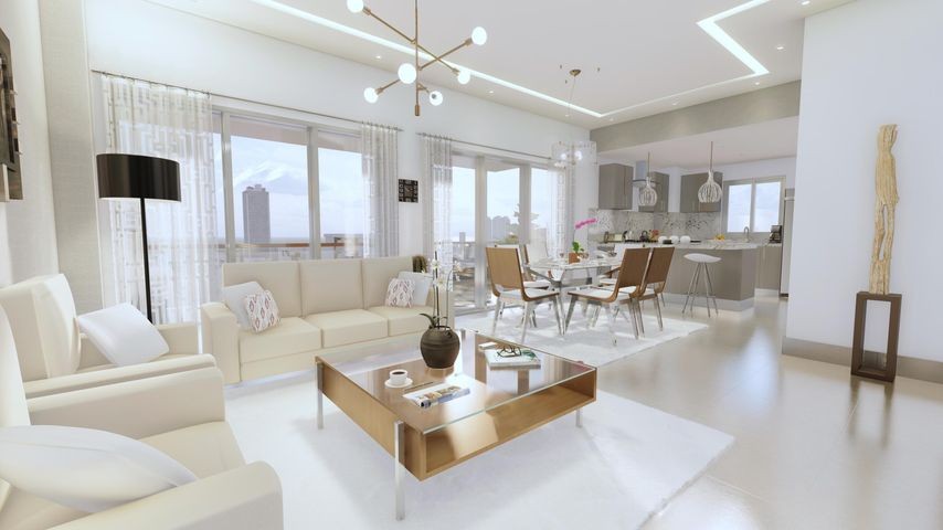 apartamentos - Apartamento a estrenar en venta #24-665 ascensor, jacuzzi, piscina, 3 hab. 1