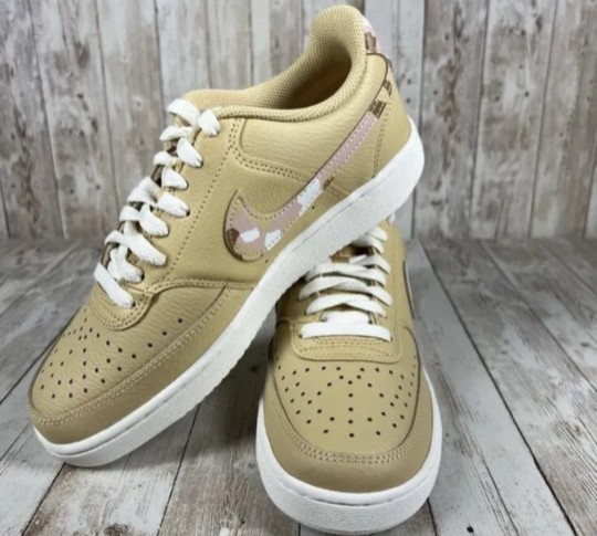 zapatos para mujer - NIKE COURT VISION LOW SESAME SIZE 11.1/2