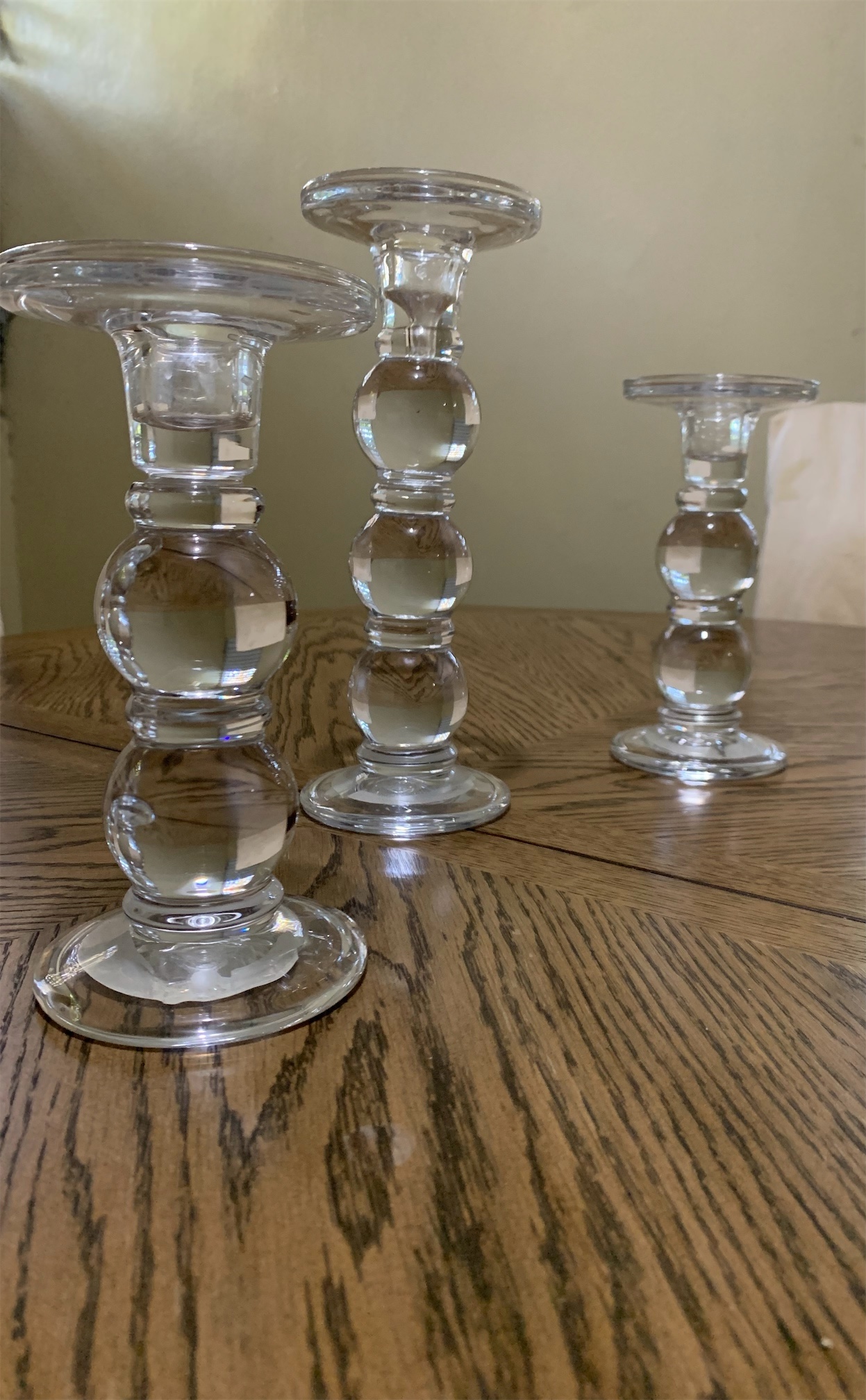 decoración y accesorios - Juego de candelabros usados 