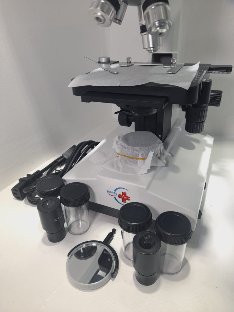 equipos profesionales - Microscopio biologico profesional para laboratorio 40X~1600X Microscopio clinico 6