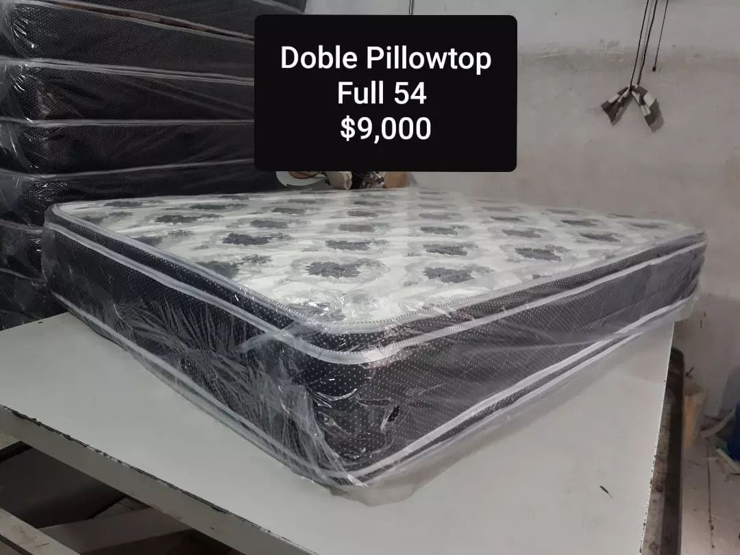 muebles y colchones - Colchon Full 54 Doble Pillow Top Pillowtop 0