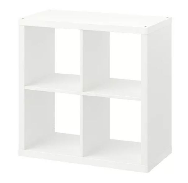 muebles y colchones - Dos Estanterías blanca de IKEA, modelo KALLAX, 30 3/8x30 3/8 " 1
