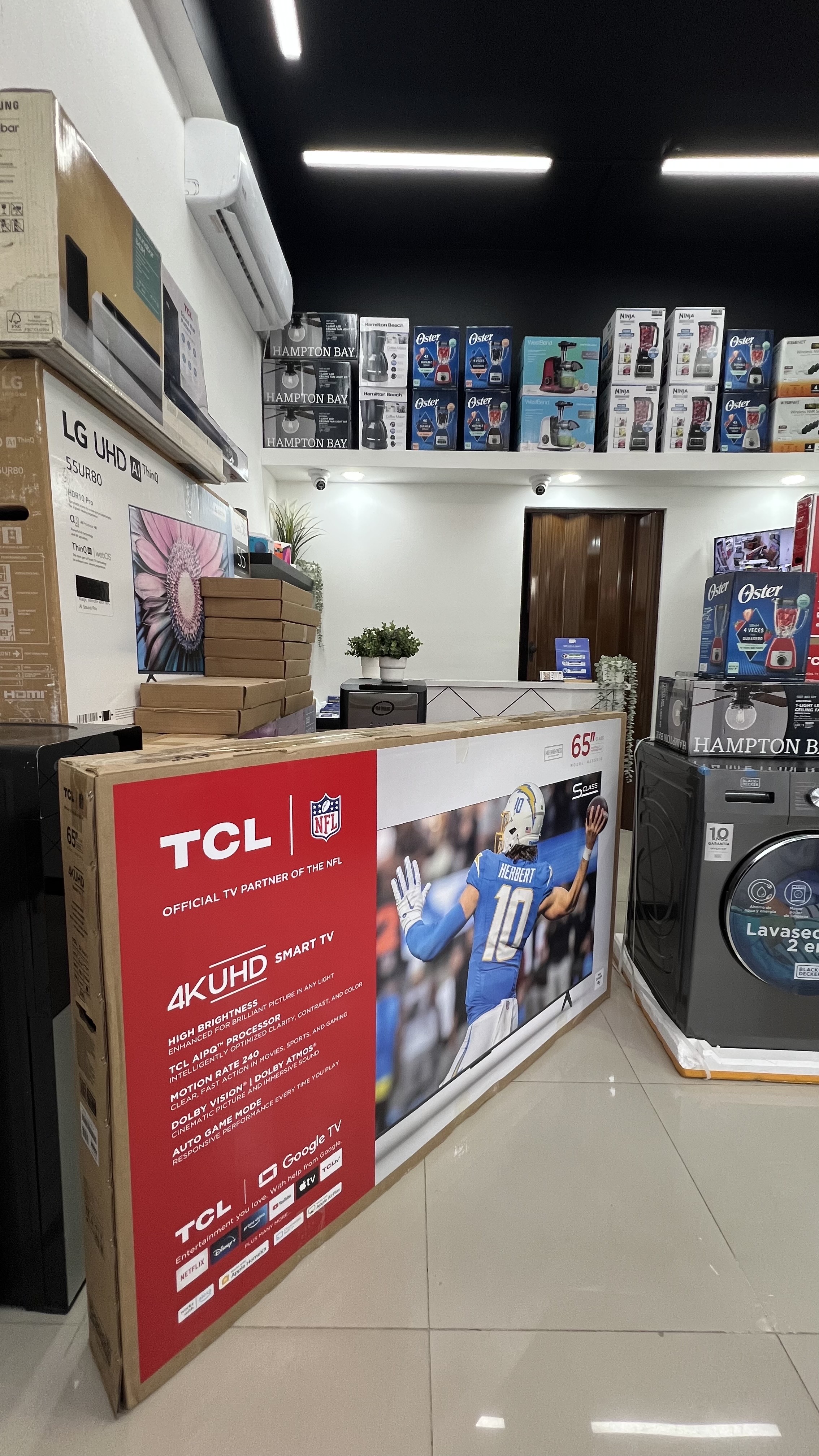 tv - televisor smart tv tcl 65 pulgadas última generación 4k Bluetooth control voz 