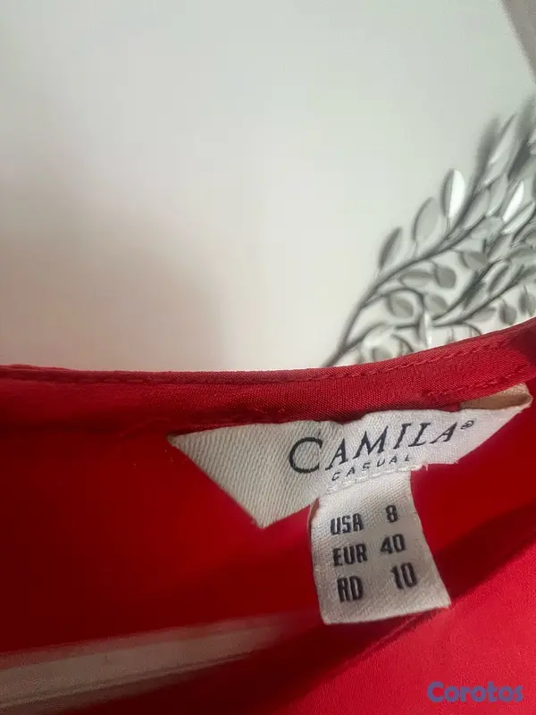 ropa para mujer - Blusa roja de dama 5