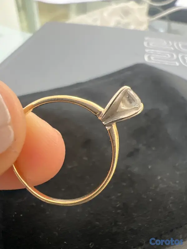 joyas, relojes y accesorios - Anillo solitaria con diamante 2