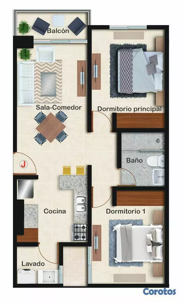 apartamentos - Lujoso Proyecto de apartamento en La Julia, 1 hab, desde 60 m² 4