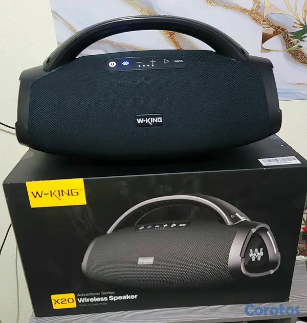 accesorios para electronica - W-King X20 Wireless Speaker la bestia de los Altavoces  3
