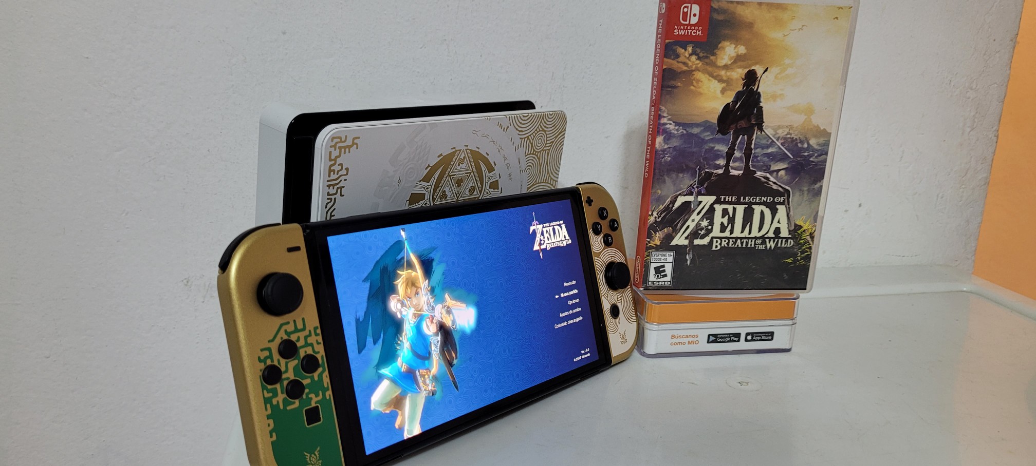 consolas y videojuegos - Nintendo Switch Oled New Con un juego Fisico 0