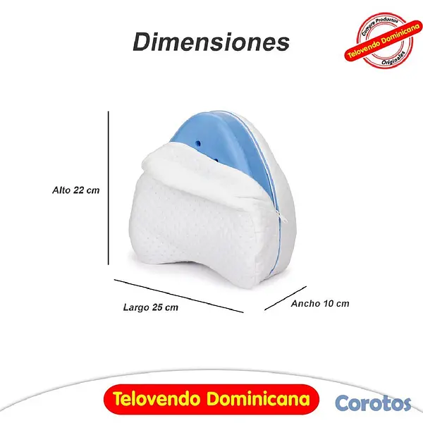 muebles y colchones - Almohada ergonómica para piernas Contour Legacy Le 5