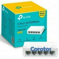 computadoras y laptops - SWITCH 5 PUERTOS TP-LINK TL-LS105, NO ADMINISTRABLE/DESKTOP, 5 PUERTOS 10/100BMP