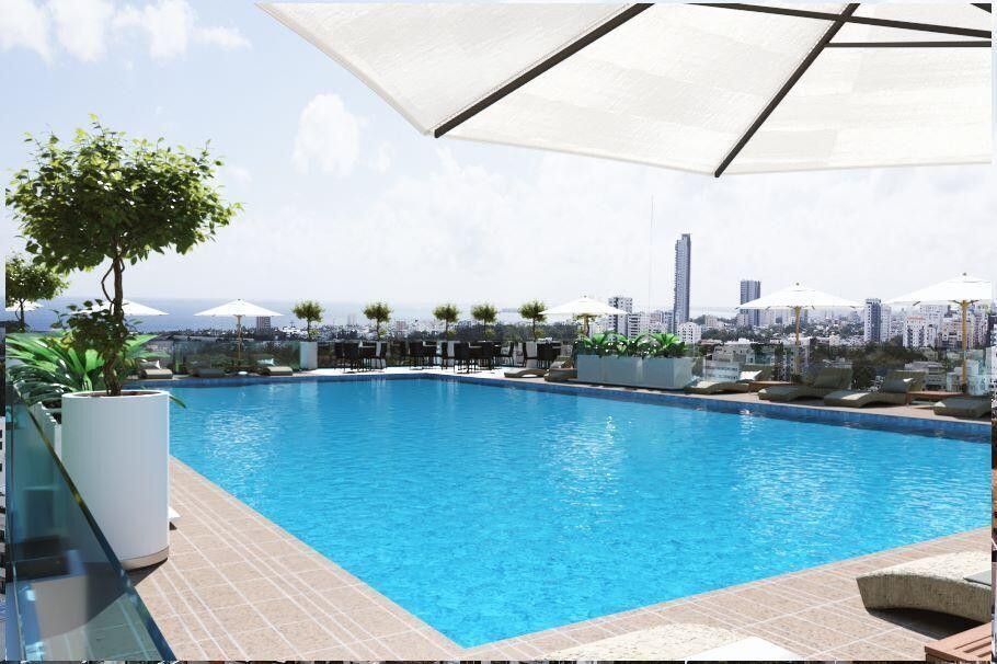 apartamentos - Apartamento en venta #24-125 con 2dormitorios, piscina gimnasio, parqueo. 3