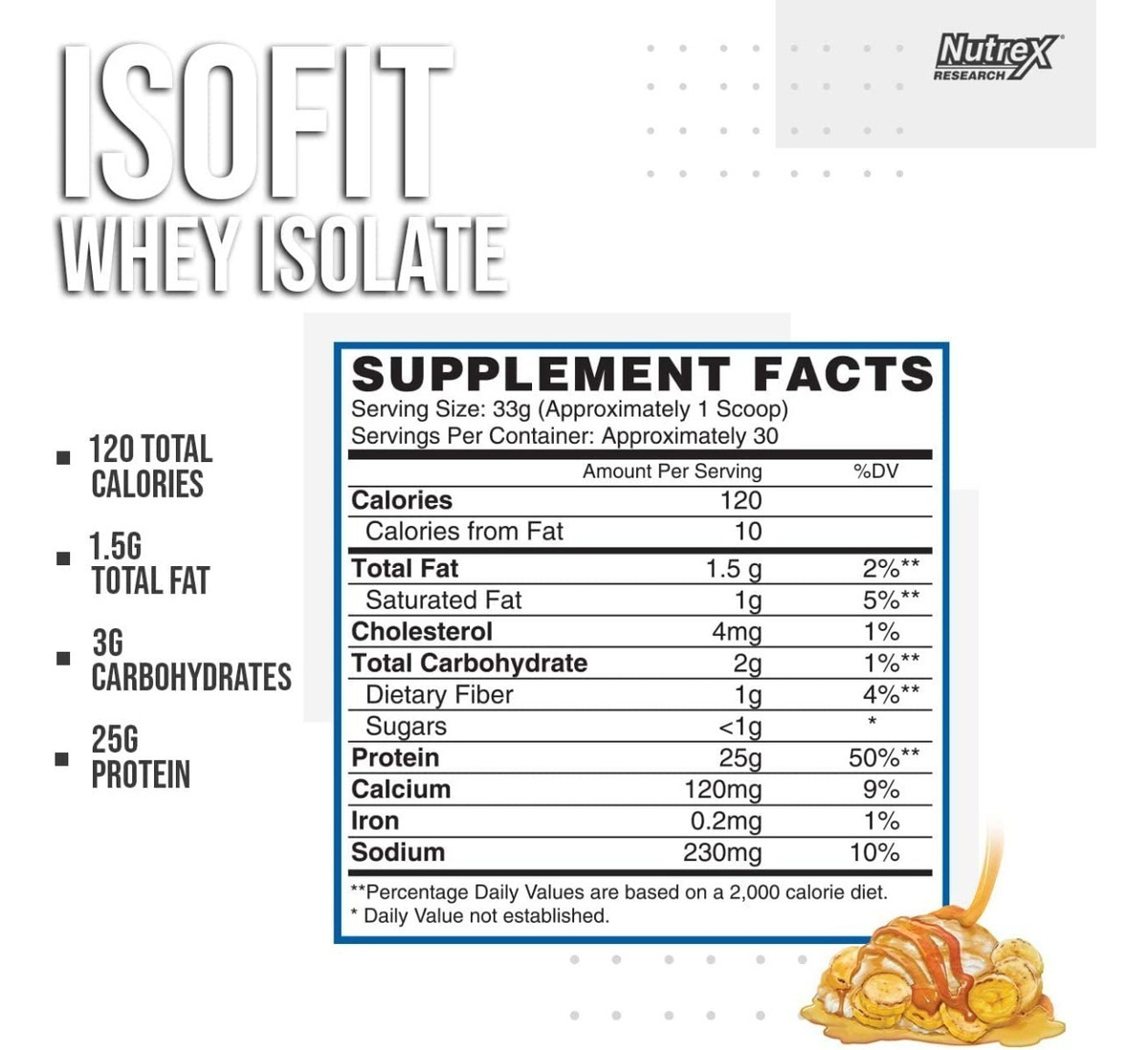 Salud y Equipamiento Médico - Proteina Suero Isofit Banana 2