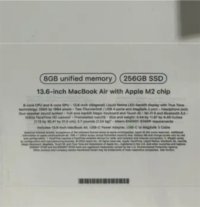 computadoras y laptops - MacBook Pro M2 13” 256GB RAM 8GB Nuevas Selladas 1