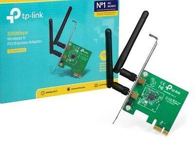 computadoras y laptops - TARJETA DE RED WIFI PCI-E TP-LINK TL-WN881ND, 2.4GHZ/300MBPS, 802.11B/G/N 0