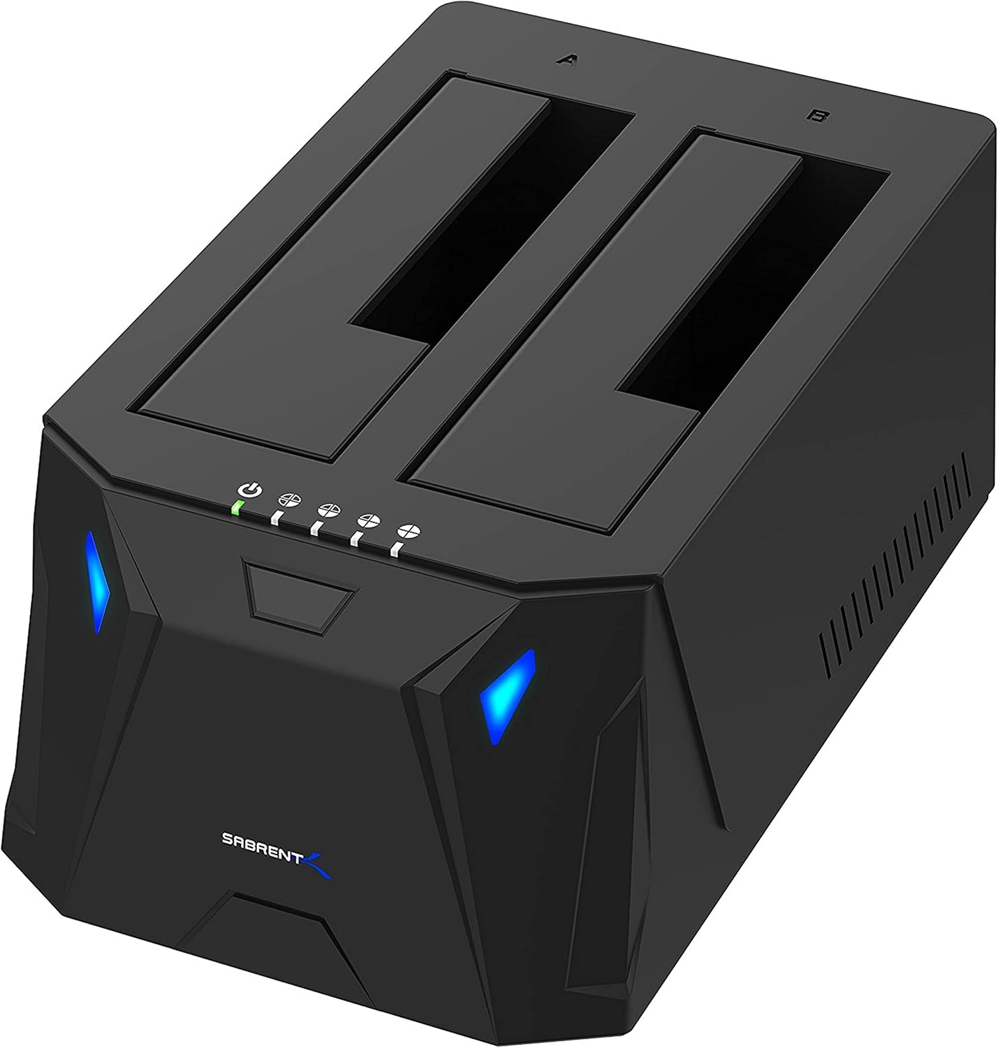 computadoras y laptops - Base para 2 disco duro Sabrent usada como nueva 0