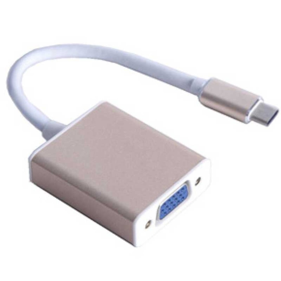 computadoras y laptops - ADAPTADOR USB 3.1 TYPE C A VGA, (AGI-1237) 0