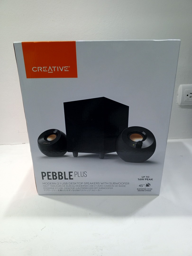 camaras y audio - Bocina Creative Pebble Plus 2.1