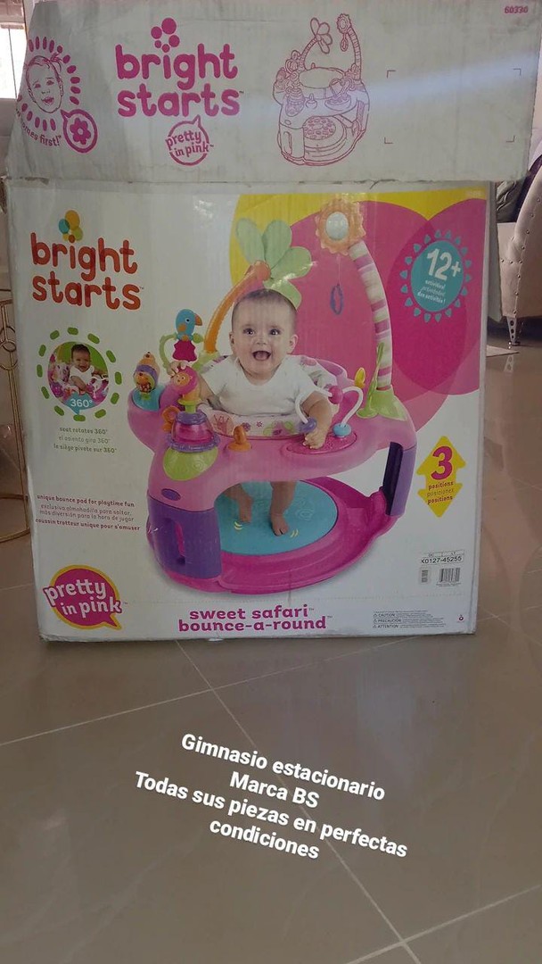 juguetes - Gimnasio estacionario para bebés menores de 1 año. en perfectas condiciones.