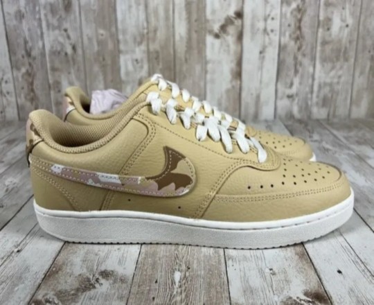 zapatos para mujer - NIKE COURT VISION LOW SESAME SIZE 11.1/2 2