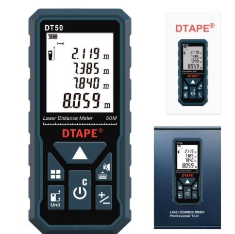 otros electronicos - Cinta de distancia DTAPE DT50 Laser de 165 pies