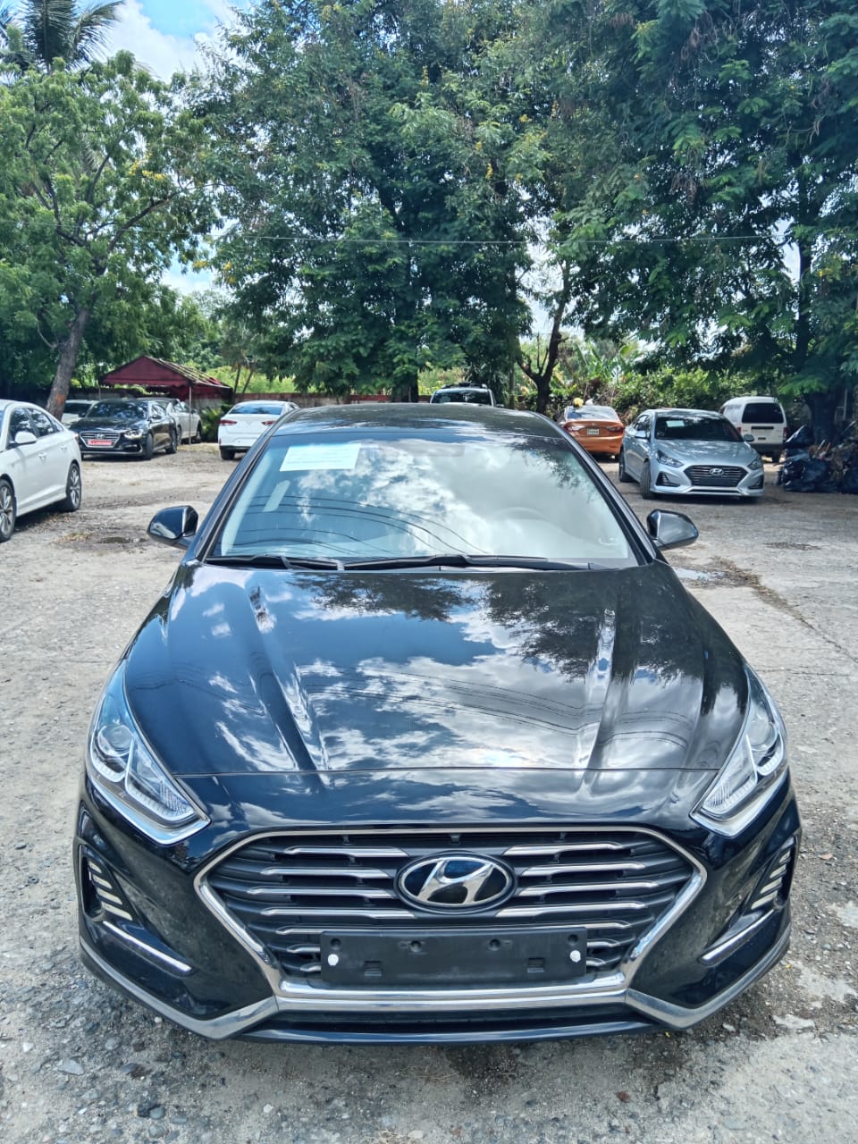 carros - HYUNDAI SONATA NEW RISE 2018 NEGRO GASOLINA 3